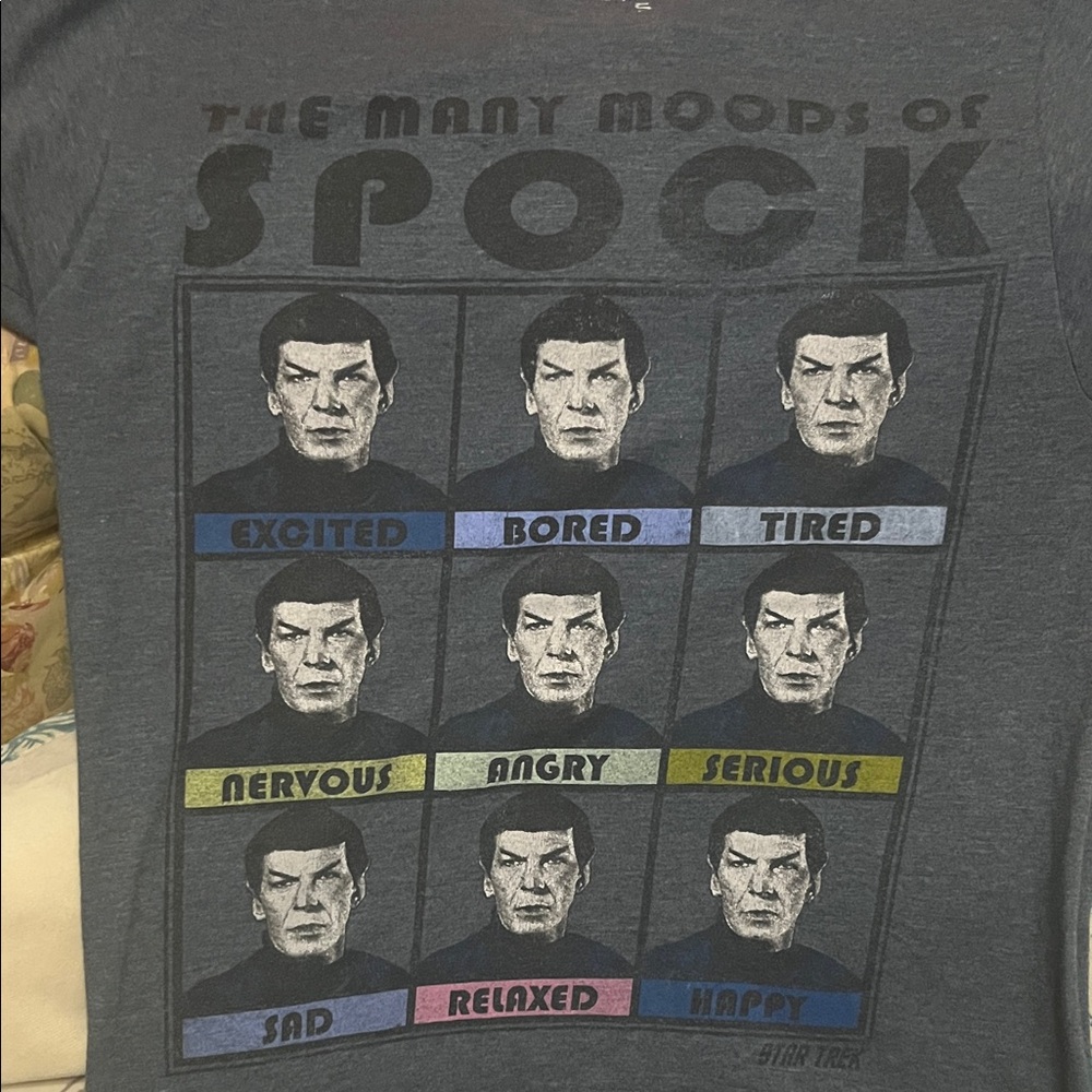 Star Trek The Many Moods of Spock Small Shirt